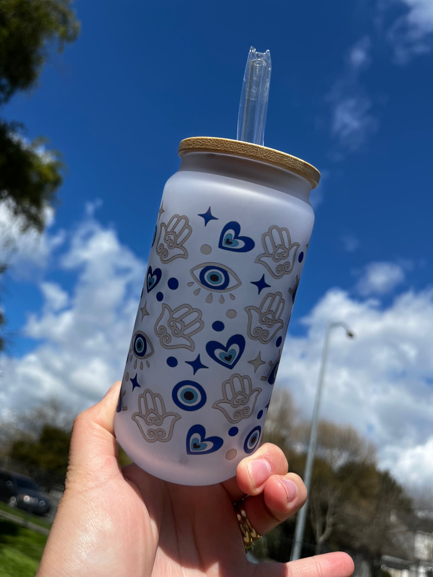 glass cups ojo turco